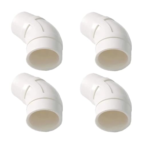 4 Stück Schwimmbad-Staubsauger-Winkelverbinder-Set, 45-Grad-Winkel, PVC-Ersatzteile für Zodiac für Baracuda-Pool-System von Jayruit