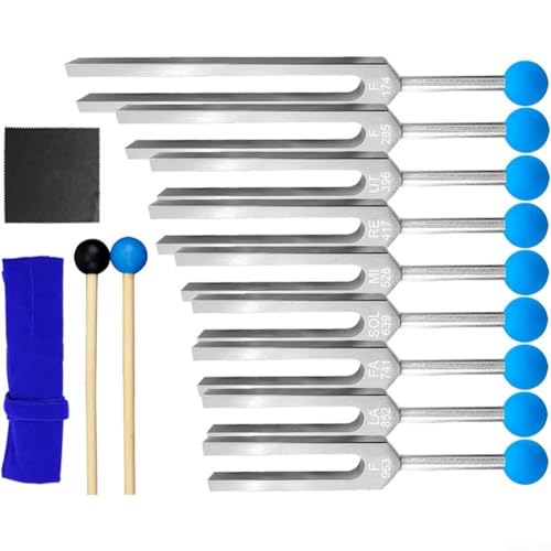 9 Stimmgabeln Sammlung Musikinstrumente Set mit mehreren Frequenzen für Klangheilung Meditation Praxis Chakra Therapie 9 Stimmgabeln Sammlung Musikinstrumente Set mit mehreren Frequenzen für Klangheilung Meditation Praxis Chakra Therapie von Jayruit