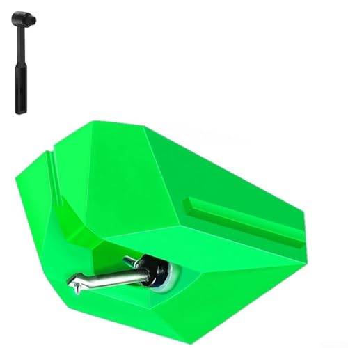 ATN95E Ersatz Stylus Kompatibel mit AT LP120X Plattenspieler VM95 Serie Patronenmodelle mit Bürste (Grün) von Jayruit