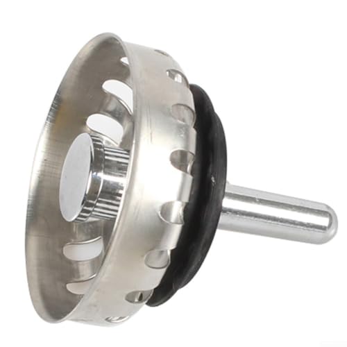 Abflusssieb für Küchenspüle, 42/82 mm, für Waschbecken, Barth-Wanne, Waschbecken (1 Stück, 42 mm) von Jayruit