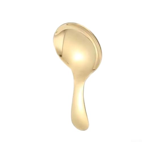 Culinary Essential funktioneller Teelöffel mit rundem Kopf und komfortablem Griff aus stabilem 304 Edelstahl (#2) von Jayruit