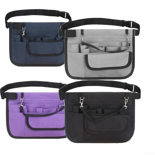 Effiziente Werkzeugaufbewahrungslösung, Mehrzweck-Leinen-Hüfttasche für Schraubenschlüssel und kleine Handwerkzeuge (grau) von Jayruit