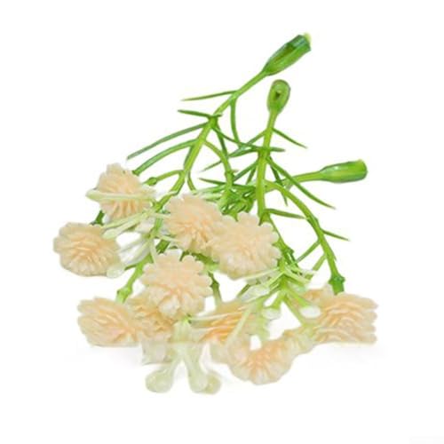 Faux Baby's Breath Blume Girlande für DIY Hochzeit Fotografie Dekor, Künstliche Girlande zum Basteln, Blumenkronen und Event Styling (Gold) von Jayruit