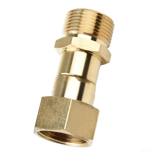 Flexibler M22 14 mm Gewinde-Drehadapter für Autowäsche, 360-Grad-Design für einfache Handhabung von Jayruit