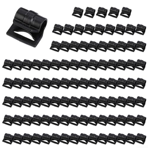 G-Haken für Zeltdecken, geeignet für Zelte, Gartenpflanzen, Kleiderschränke, etc., Kunststoff-Innen-C-C-Clip-Haken (16 mm) von Jayruit