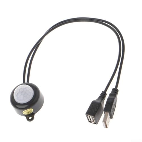 Jayruit Automatischer Lichtsensorschalter, ABS USB 5V-24V Kupfer Sicherheitsmonitore Kameras für Heimbeleuchtung LED Atmosphäre Lichter, 28438U07I51UQPG0L572SC2W45 von Jayruit