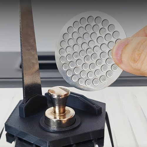 Kaffeefilter-Werkzeug-Aufbewahrungsset, für Espressomaschinen 51 mm/53 mm/58 mm, wiederverwendbarer Edelstahlkorb und Puck-Sieb (53 mm) von Jayruit