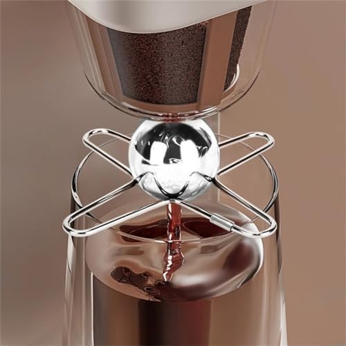 Kaffeekugel, Edelstahl, Espresso-Kaffee-Eiswürfelkugel mit Haltern, für die meisten Tassen (A) von Jayruit