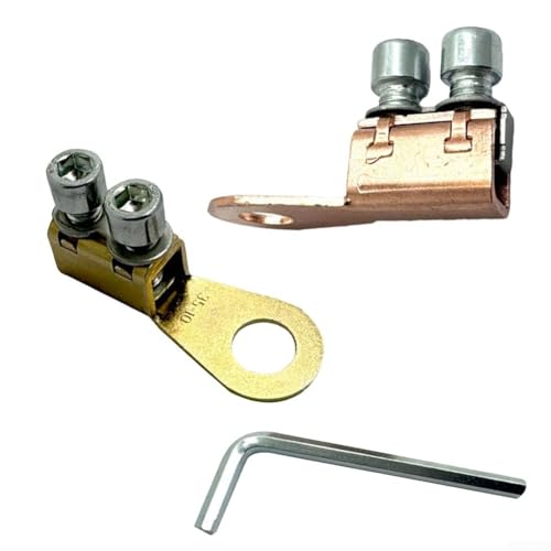 Kfz-Batterieklemme mit verdicktem Kupferdraht und sicherem Polkopffutter für zuverlässigen Batteriekontakt (klein) von Jayruit