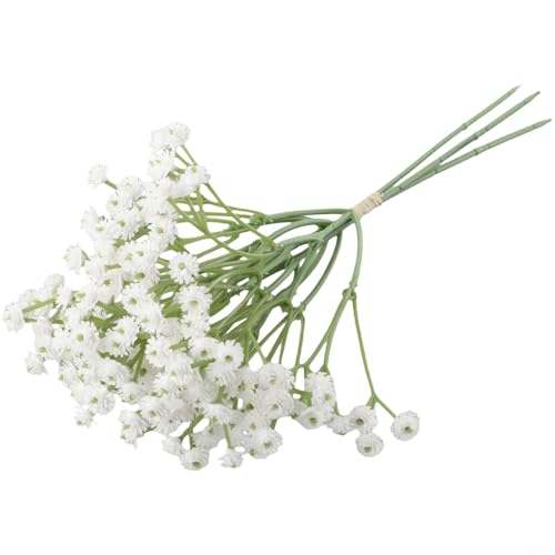 Künstliche Schleierkraut Seidenblumen, lebensechte Blüte, allergiefreundliches Geschenk (weiß) von Jayruit