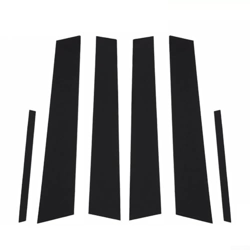 Premium PC-Türsäulen-Abdeckungen für Honda Civic 8. Generation Limousine 2006 2011, äußere Säulenpfostenverkleidung, kratzfest, 6 Stück von Jayruit