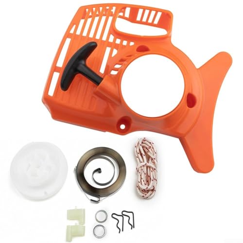 Rasenmäher-Starter-Set, Seilzugstarter mit Federscheibe-Seil für FS38 FS45 FS46 FS55 FC55 Trimmer-Teile von Jayruit