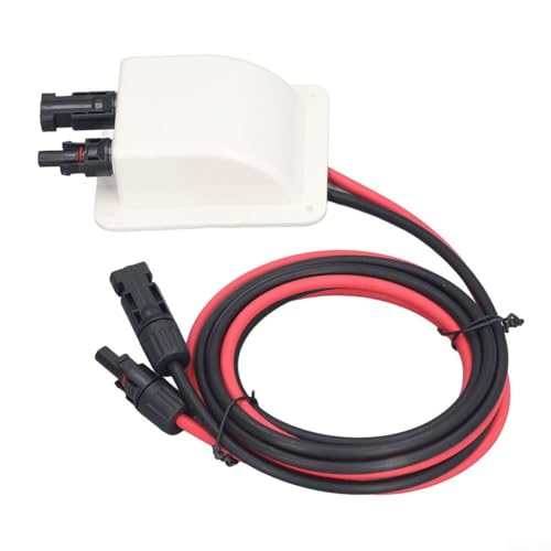 Solar-Abzweigdose mit 3 m langem Kabel für Wohnmobil, Yacht und Garten, wasserdicht und alterungsbeständig von Jayruit