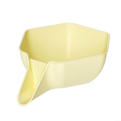 Stromlinienförmiges Design, Küchenablaufkorb, perfekt für den täglichen Gebrauch in jedem Zuhause (gelb) von Jayruit