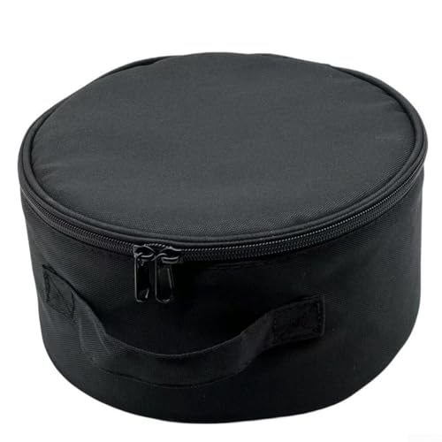 Tragbare Fächer-Aufbewahrungstasche, Aufbewahrungstasche für faltbaren Ventilator, wasserdicht, Mehrzweck-Handtasche, faltbar, für Teleskop-Ventilator oder Kosmetik-Organizer (schwarz) von Jayruit