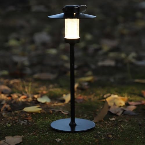 Tragbare Outdoor-Camping-Laterne, mit einstellbarer Helligkeit und langlebiger Batterie, leichte Hängelampe von Jayruit