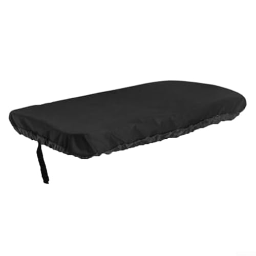 Wasserdichte Abdeckung für Gartenwagen, 210D Nylongewebe, Outdoor-Wagenabdeckung mit Touch-Verschlüssen, 150 x 94 cm, Schwarz Wasserdichte Abdeckung für Gartenwagen, 210D Nylongewebe, Outdoor-Wagenabdeckung mit Touch-Verschlüssen, 150 x 94 cm, Schwarz von Jayruit