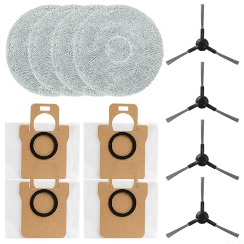 Wischtuch Staubbeutel Seitenbürste, Roboter Staubsauger Filter Mop Tuch Staubbeutel Seitenbürste Set, Für JONR Für P20 PRO Ersatzzubehör (A) von Jayruit