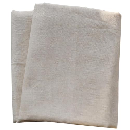 1 Stück Käsetuch, Gaze, Cheesecloth, Cheesecloth, Musselin Meterware, Musselin Stoff Meterware, Weißer Ultrafeiner Ungebleichter Baumwolle Stoff Zum Butter Backen Hergestelltes Tuch Zum Abseihen 1 Stück Käsetuch, Gaze, Cheesecloth, Cheesecloth, Musselin Meterware, Musselin Stoff Meterware, Weißer Ultrafeiner Ungebleichter Baumwolle Stoff Zum Butter Backen Hergestelltes Tuch Zum Abseihen von JazRvr
