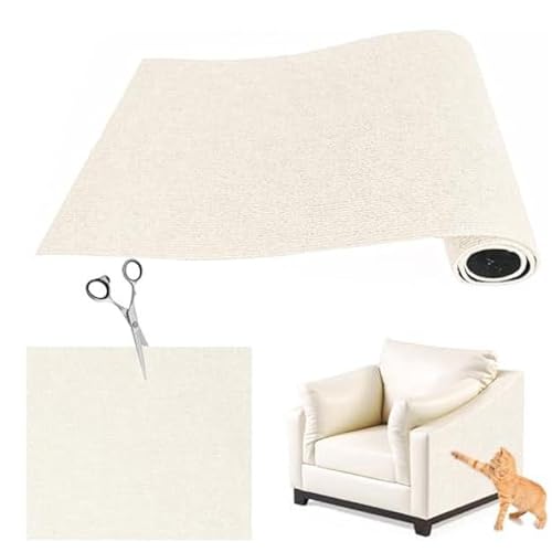 1 Stück Kratzschutz Sofa Katze, Selbstklebende Kratzmatte für Möbel, Beige Katzen Kratzmatte, DIY Kratzschutz für Couch und Wand 1 Stück Kratzschutz Sofa Katze, Selbstklebende Kratzmatte für Möbel, Beige Katzen Kratzmatte, DIY Kratzschutz für Couch und Wand von JazRvr