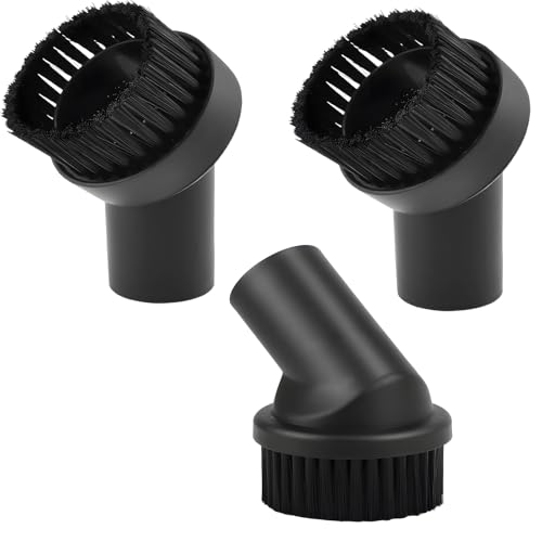 3 Stück Staubsauger Bürste, Universal Staubsauger Aufsatz mit 44mm Innendurchmesser, Ideal für Haushalt, Auto und Büro, Effiziente Reinigung von Staub und Haaren von JazRvr