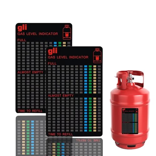 2 Stück Gasflaschen Füllstandsanzeige, 6.3 * 10cm Set Für Präzise Gasstandmessung, Ideal Für Camping, Wohnmobil Und Grillen, Wiederverwendbare Anzeige Für Gasflaschen 2 Stück Gasflaschen Füllstandsanzeige, 6.3 * 10cm Set Für Präzise Gasstandmessung, Ideal Für Camping, Wohnmobil Und Grillen, Wiederverwendbare Anzeige Für Gasflaschen von JazRvr