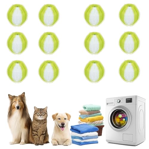 Haarfänger Waschmaschine, Fusselbälle Waschmaschine, 12 Stücke Waschbälle Gegen Tierhaare, Effektiv Für Hunde- Und Katzenhaare, Wiederverwendbare Fusselball Für Waschmaschine, 3.5 cm Haarfänger Waschmaschine, Fusselbälle Waschmaschine, 12 Stücke Waschbälle Gegen Tierhaare, Effektiv Für Hunde- Und Katzenhaare, Wiederverwendbare Fusselball Für Waschmaschine, 3.5 cm von JazRvr
