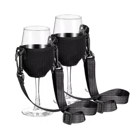 2 Stück Weinglashalter Zum Umhängen, Weinhalter Zum Umhängen, Weinglas Zum Umhängen, Weinglas Halterung Zum Umhängen, Für Outdoor-Picknicks, Feste Und Feiern, Praktische Lösung Gegen Weinschütten 2 Stück Weinglashalter Zum Umhängen, Weinhalter Zum Umhängen, Weinglas Zum Umhängen, Weinglas Halterung Zum Umhängen, Für Outdoor-Picknicks, Feste Und Feiern, Praktische Lösung Gegen Weinschütten von JazRvr