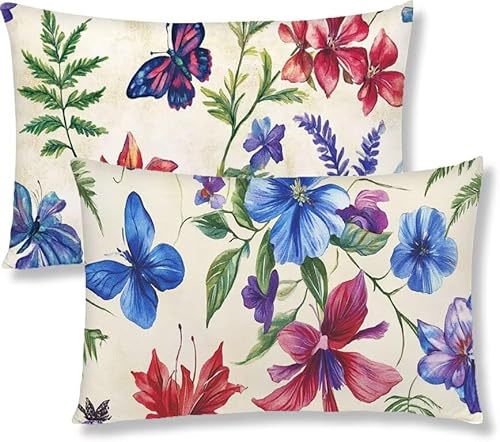 Kissenbezug 60 x 80 FrüHling Kopfkissen 2er Set Blume Sofakissen Dekokissen kissenbezüge mit Unsichtbarem Reißverschluss Leinen Langlebige Rechteck Kissenbezüge für Deko Wohnzimmer Schlafzimmer S1-646 Kissenbezug 60 x 80 FrüHling Kopfkissen 2er Set Blume Sofakissen Dekokissen kissenbezüge mit Unsichtbarem Reißverschluss Leinen Langlebige Rechteck Kissenbezüge für Deko Wohnzimmer Schlafzimmer S1-646 von Jaznnghh