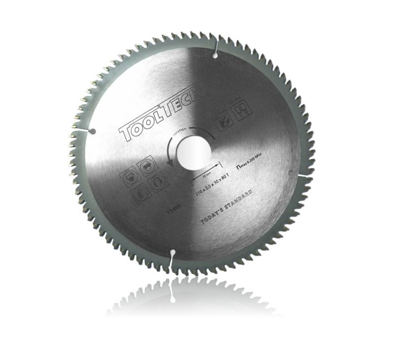 Jb - Perfect Kreissägeblatt Profi Kreissägeblatt 210x30 mm 80 Zähne 3 Reduzierringe 16, 20, 24,5mm (1-St., Kreissägeblatt mit 3 Reduzierringen) von Jb - Perfect