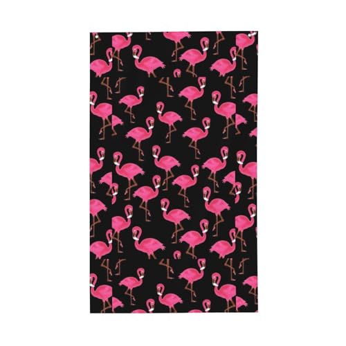 Jbyjbx Schöner rosa Flamingo-Druck, vielseitig, einseitig, 90 x 152 cm, Gartenflagge, Terrasse, Veranda, Hof, Rasen, Dekoration, Frühling Sommer von Jbyjbx