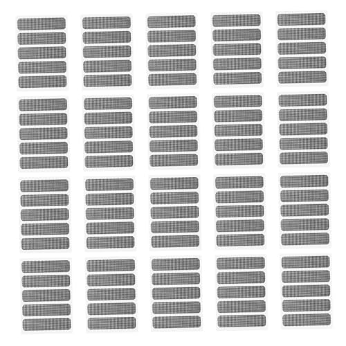 100 pcs Bildschirmtür Reparaturkit Cassable Fiberglas wasserdichte selbstklebende Fenster-Fenster-Scatch-Reparatur-Kit für Terrassentürzelt Abflüsse Anti-Clogging von Jcasbdn
