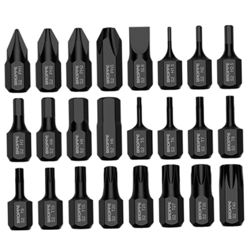 24 -pcs hoher Magnetschraubendreher -Bohrer, hohe Härte Super starker Magnetbohrerschraubendreher Bit Set, Hochleistungslegierung Stahl von Jcasbdn