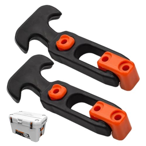 2pcs Gummi -Riegel Thandle Shockabsorbing Flexible Riegel mit Klammern für Werkzeugkastenkühler Golfwagen von Jcasbdn