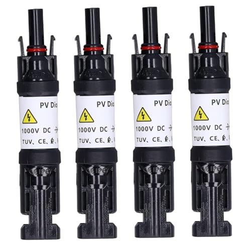 4PCS Solar Panel Sicherungshalter 30A 1000V IP67 Waterfeste PV -Stecker mit integrierter Antibackflow -Diode 4PCS Solar Panel Sicherungshalter 30A 1000V IP67 Waterfeste PV -Stecker mit integrierter Antibackflow -Diode von Jcasbdn