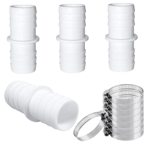 4pcs Spülmaschine Abflussanschluss 38 mm Schlauchadapter mit Klemmen für Geschirrspüler und Swimmingpool -Waschanschluss von Jcasbdn