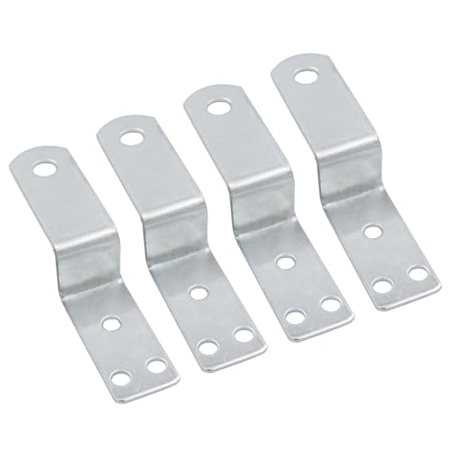 4pcs z Klammern für Montage, Z-Form-Eckklammer, Metall kleine Klammern für Möbel Bilderrahmen Holzschrank von Jcasbdn