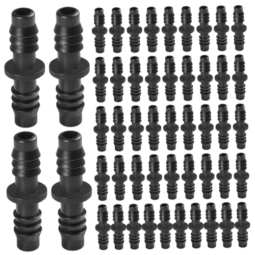 50pcs Soakerschlaucharmaturen, 8x11mmmm Plastik Tropfbewässerungsreparaturkit, Soakerschlauchanschlüsse für Gärten, Gewächshaus, Blumenbeete 50pcs Soakerschlaucharmaturen, 8x11mmmm Plastik Tropfbewässerungsreparaturkit, Soakerschlauchanschlüsse für Gärten, Gewächshaus, Blumenbeete von Jcasbdn
