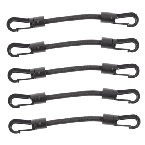 5pcs Carabiner Bungee-Kabel, Hochleistungs elastische Bungee-Kabel mit Carabiner- und Decksanschluss, einstellbares elastisches Elastizitätseil für das Camping, Outdoor 5pcs Carabiner Bungee-Kabel, Hochleistungs elastische Bungee-Kabel mit Carabiner- und Decksanschluss, einstellbares elastisches Elastizitätseil für das Camping, Outdoor von Jcasbdn