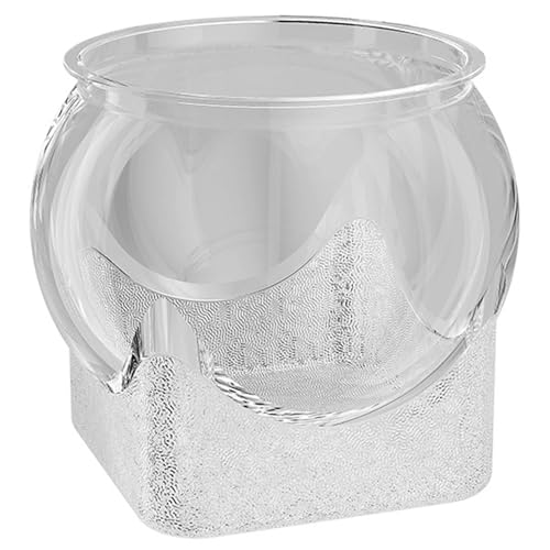 Fischschale klare unzerbrechliche Plastikfischschale mit Stabiler Basis, einfache Wartung kleines Desktop -Aquarium für Betta Turtle Fischschale klare unzerbrechliche Plastikfischschale mit Stabiler Basis, einfache Wartung kleines Desktop -Aquarium für Betta Turtle von Jcasbdn