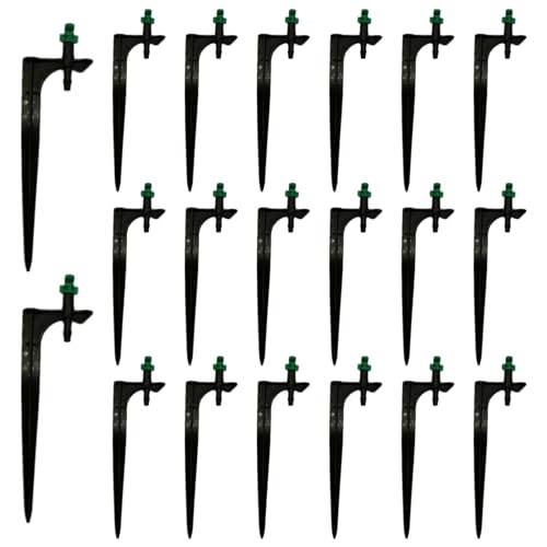Jcasbdn 20pcs Tropfbewässerungsemitter, 180 ° Verstellbare Tropfemitter mit Kolben, Plastikbewässerung Dripper für 1/4 Schläuche, Garten, Rasen, Blumenbeete Jcasbdn 20pcs Tropfbewässerungsemitter, 180 ° Verstellbare Tropfemitter mit Kolben, Plastikbewässerung Dripper für 1/4 Schläuche, Garten, Rasen, Blumenbeete von Jcasbdn