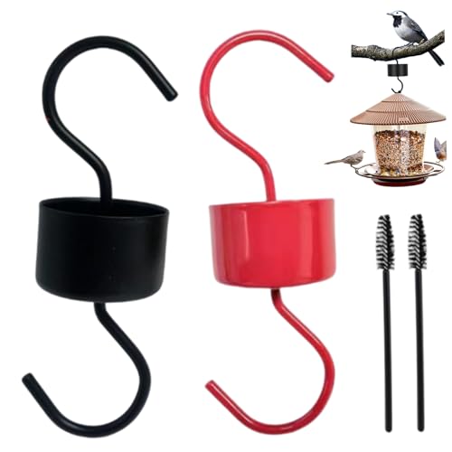 Jcasbdn 2pcs Ameisengraben für Kolibri -Feeder, 4,7 Zoll Stahl Oriole Vogelhäuschen mit Haken, wasserdicht für Garten, Garten, Außen Jcasbdn 2pcs Ameisengraben für Kolibri -Feeder, 4,7 Zoll Stahl Oriole Vogelhäuschen mit Haken, wasserdicht für Garten, Garten, Außen von Jcasbdn