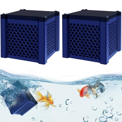Jcasbdn 2pcs Aquariumfilter, 4, 5 x 4, 3 x, 5 Zoll wiederverwendbares Aktivkohlefischtankfilter zur Wasserreinigung, Teiche, Aquarium, Lagertank Jcasbdn 2pcs Aquariumfilter, 4, 5 x 4, 3 x, 5 Zoll wiederverwendbares Aktivkohlefischtankfilter zur Wasserreinigung, Teiche, Aquarium, Lagertank von Jcasbdn