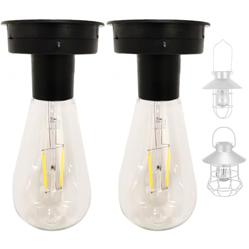 Jcasbdn 2pcs Solar Light Ersatztop, 2, 75 -Zoll -Ersatz -Solarleuchte mit Glühbirne, wasserdicht Jcasbdn 2pcs Solar Light Ersatztop, 2, 75 -Zoll -Ersatz -Solarleuchte mit Glühbirne, wasserdicht von Jcasbdn