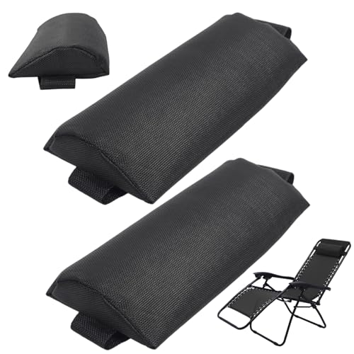 Jcasbdn 2pcs Terrassenmöbel Kissen weiche und komfortable Kopfstützen Kissen mit atmungsaktivem Gartenkissen für Outdoor -Möbelpool -Gartenzubehör mit elastischen Banden von Jcasbdn