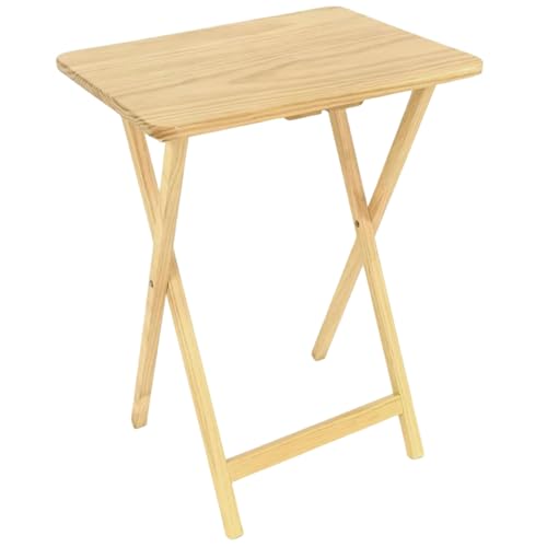 Jcasbdn Klapperhalter TV -Tabletttisch Stall Holzklapper Tischplaum sparen leichte und tragbare für kleinen Raum von Jcasbdn