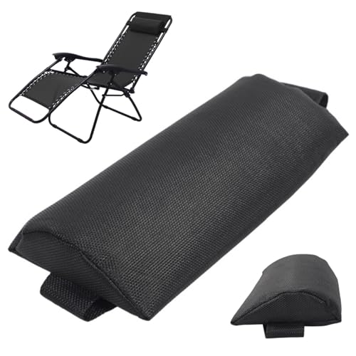 Jcasbdn Lounge -Stuhlkissen 14x6 Zoll verschüttetes Liegekissen mit elastischem Band atmungsaktives hautfreundlicher Stuhl Kopfstütze für Innen im Freien im Freien von Jcasbdn