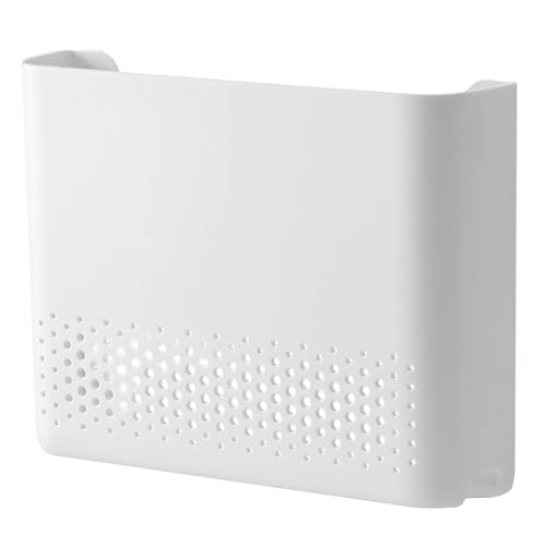 Jcasbdn Router -Abdeckung, 8.7x11.8x2,6 Zoll WiFi Box Hider mit Belüftungslöchern, Wandmontage und Schnellkühlungsrouterschrank für Zuhause, Büro von Jcasbdn
