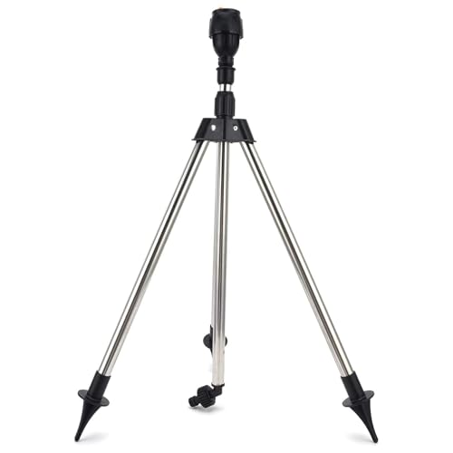 Jcasbdn Rasen- und Gartensprinkler, einziehbarer 360 ° Oszillierender Sprinkler mit Filter, automatisch für Garten, Zuhause, Farm, Farm von Jcasbdn