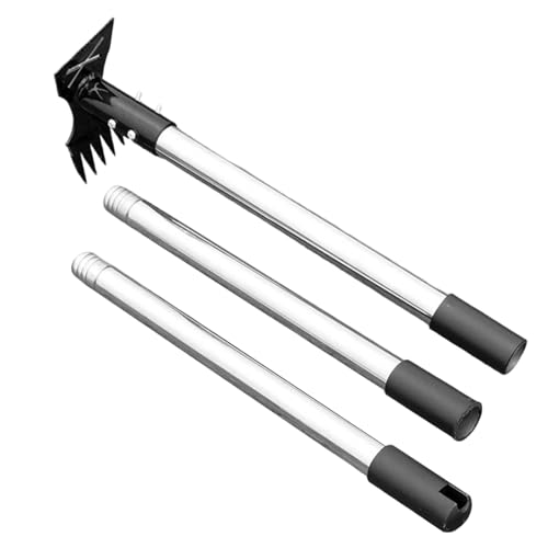 Unkrautentferner, 2 in 1 Handbuch Unkrautentferner mit langer abnehmbarem Griff, Hochleistungs -Rechen und Gartenhacke für Hof, Rasen, Terrasse, Garten, Schwarz Unkrautentferner, 2 in 1 Handbuch Unkrautentferner mit langer abnehmbarem Griff, Hochleistungs -Rechen und Gartenhacke für Hof, Rasen, Terrasse, Garten, Schwarz von Jcasbdn